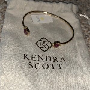 Kendra Scott davie cuff in raspberry